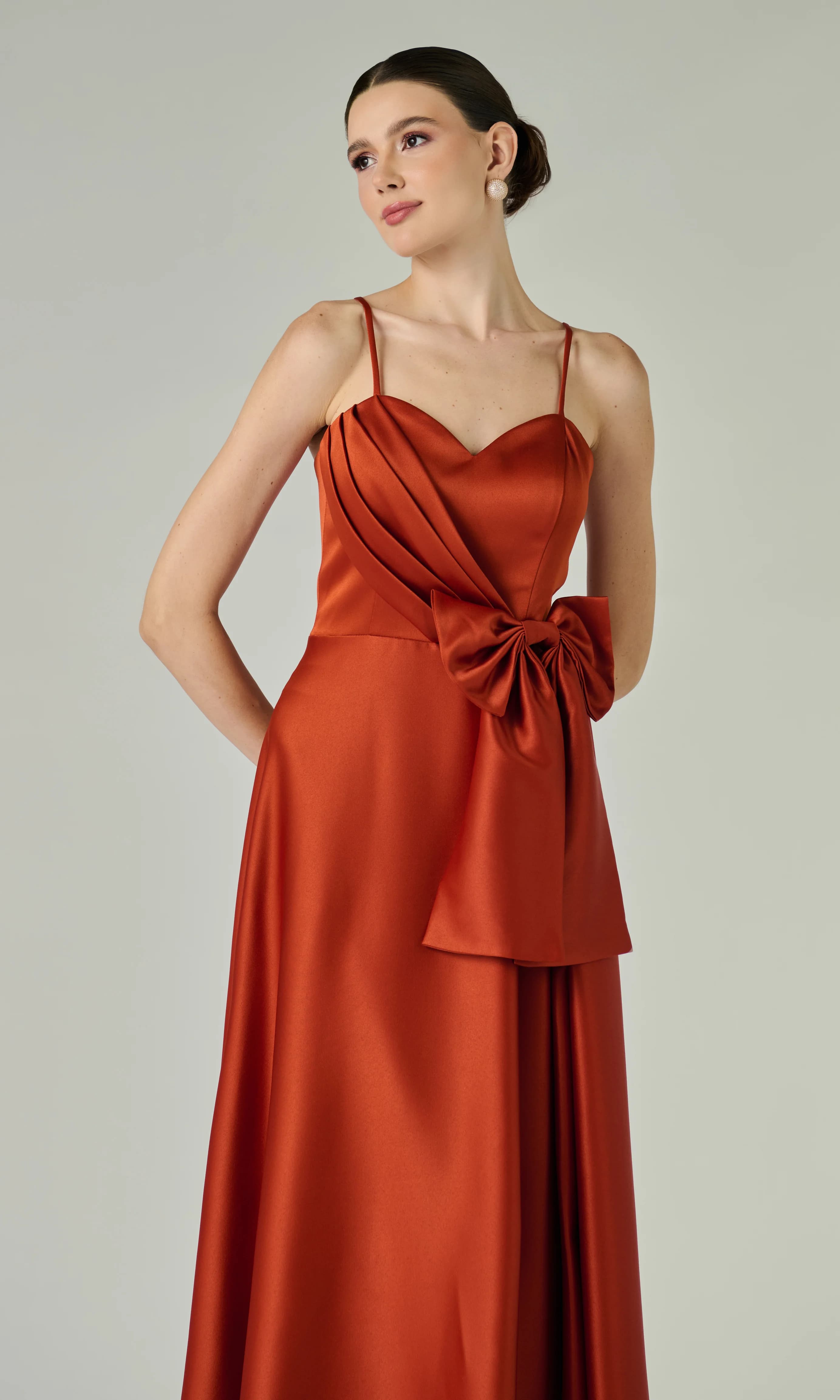 Vestido Amanda Terracota