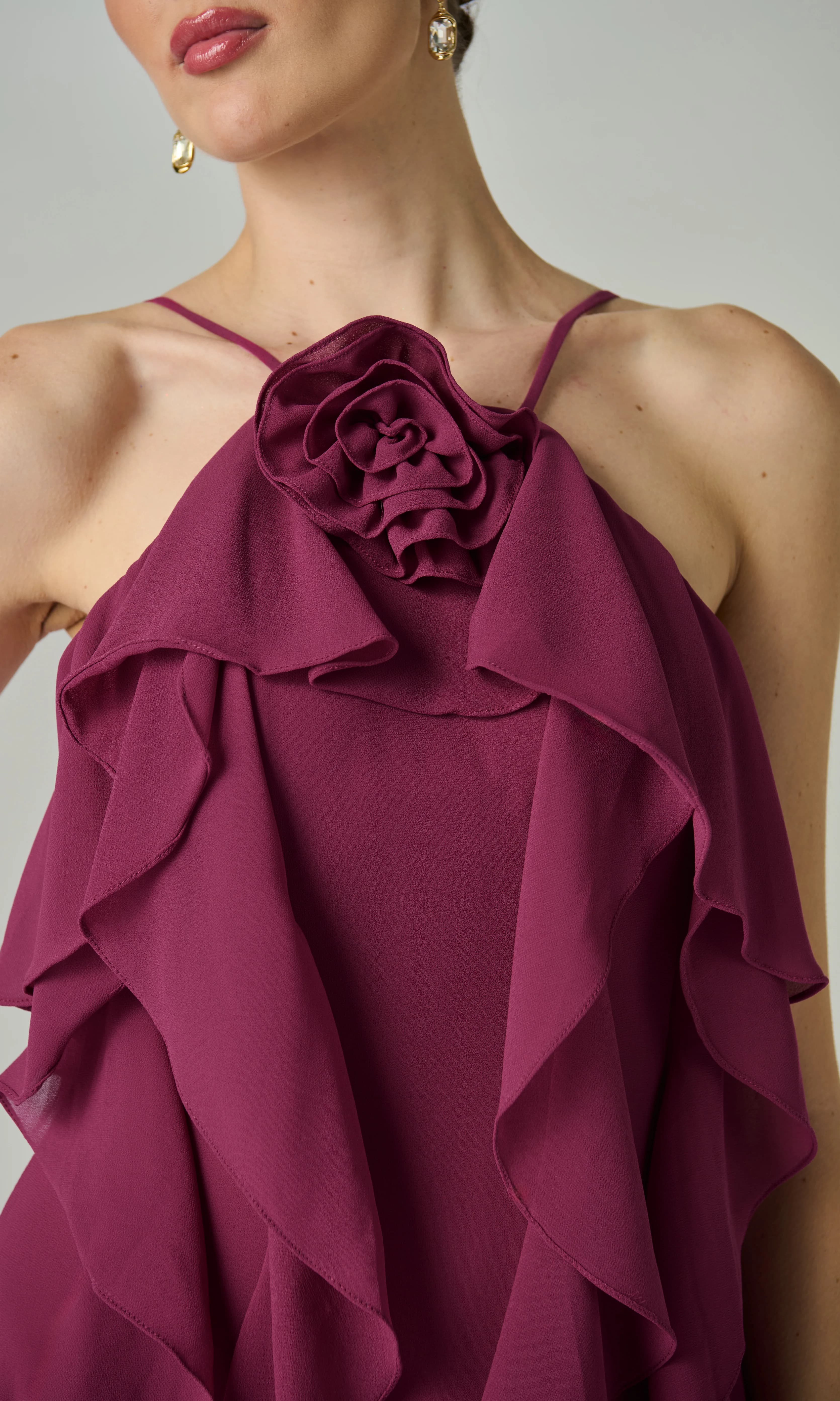Vestido Arlete Fúcsia