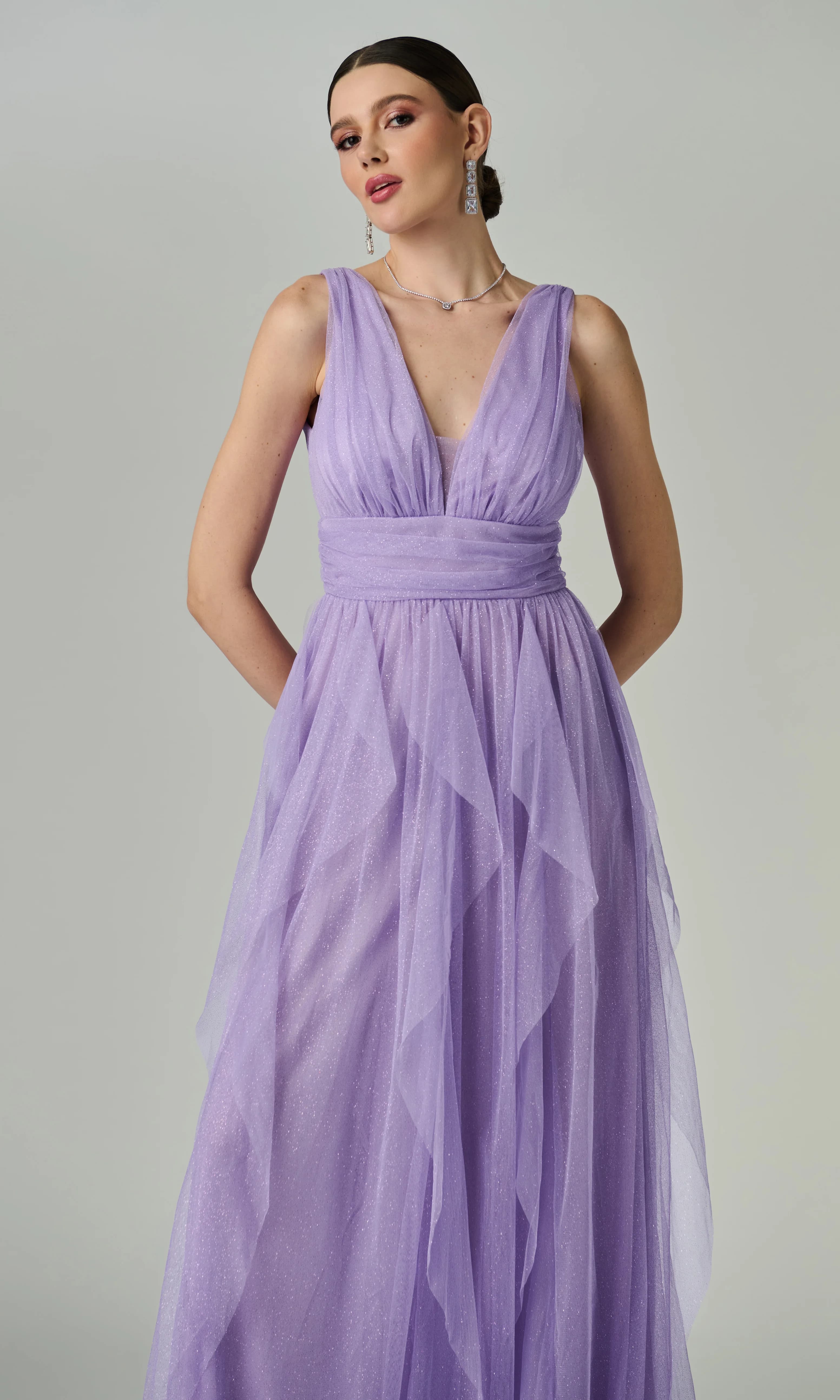 Vestido Claracb Lilás