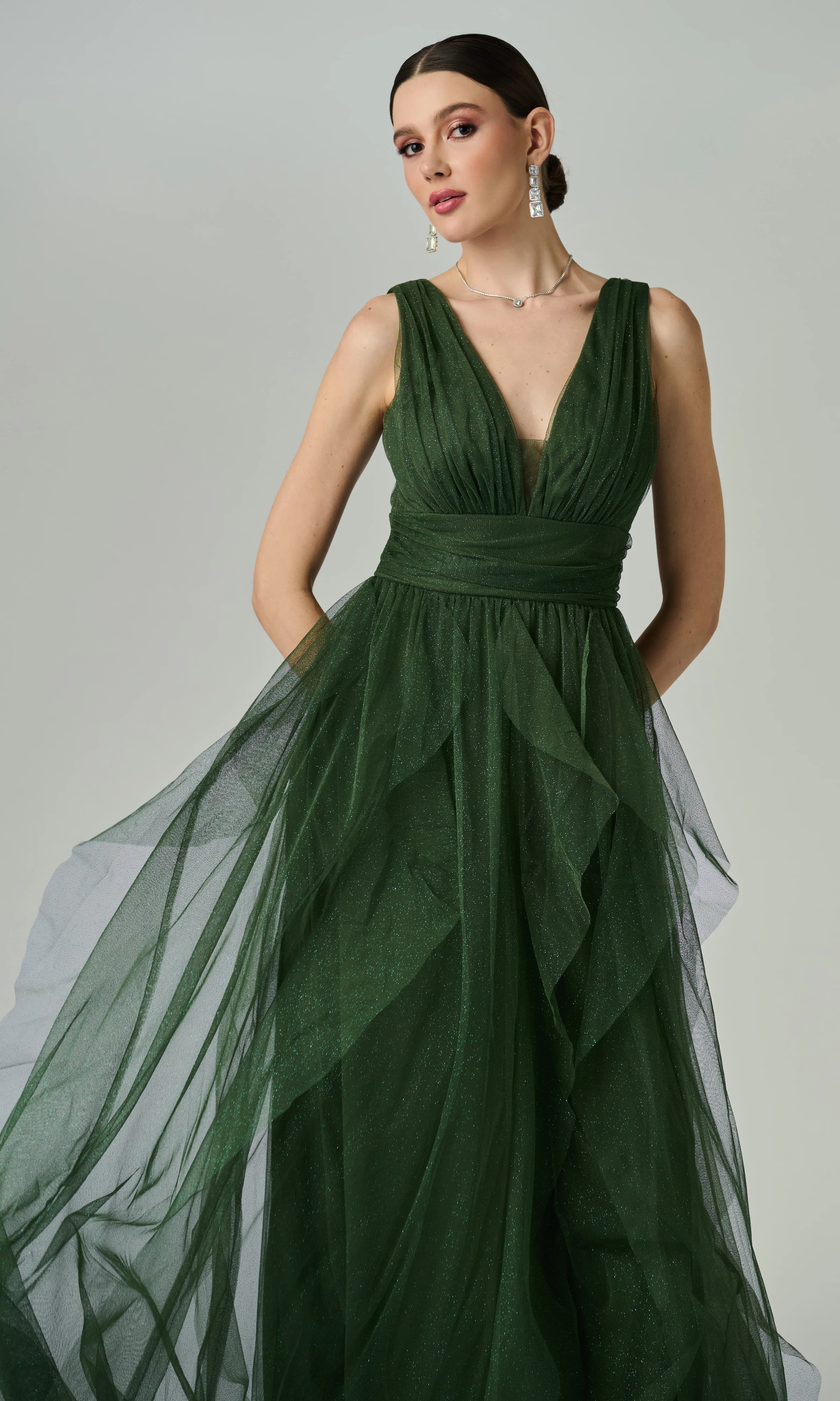 Vestido Claracb Verde Oliva