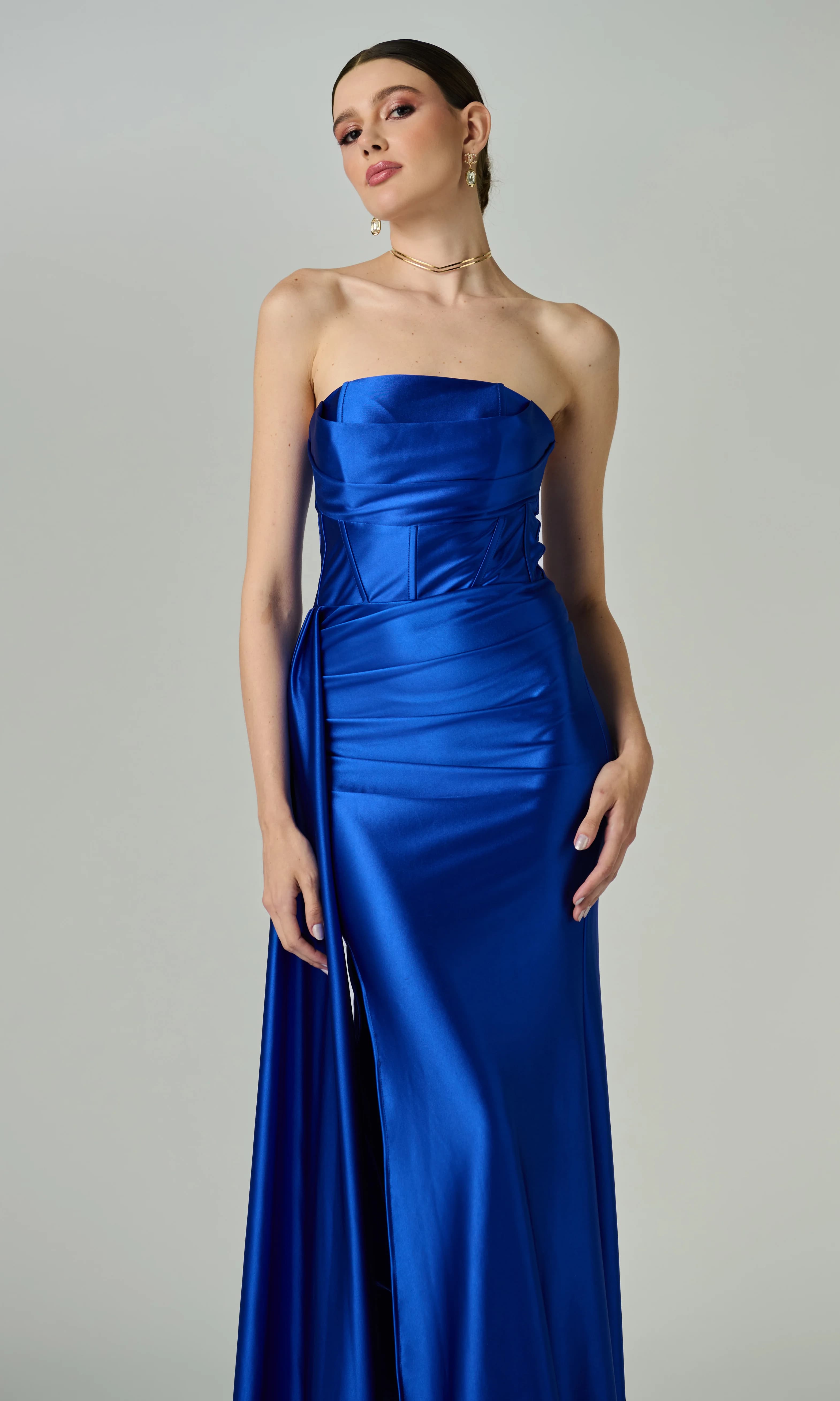 Vestido Isabella Azul Royal