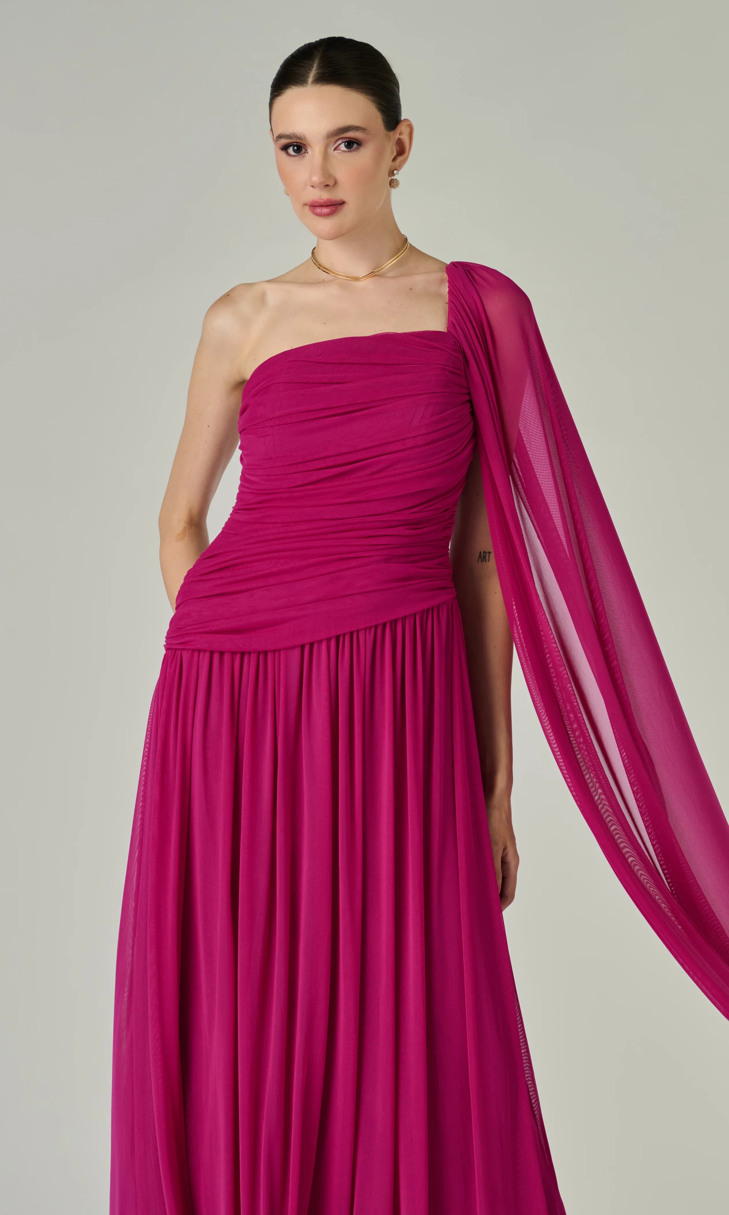 Vestido Mari Fúcsia