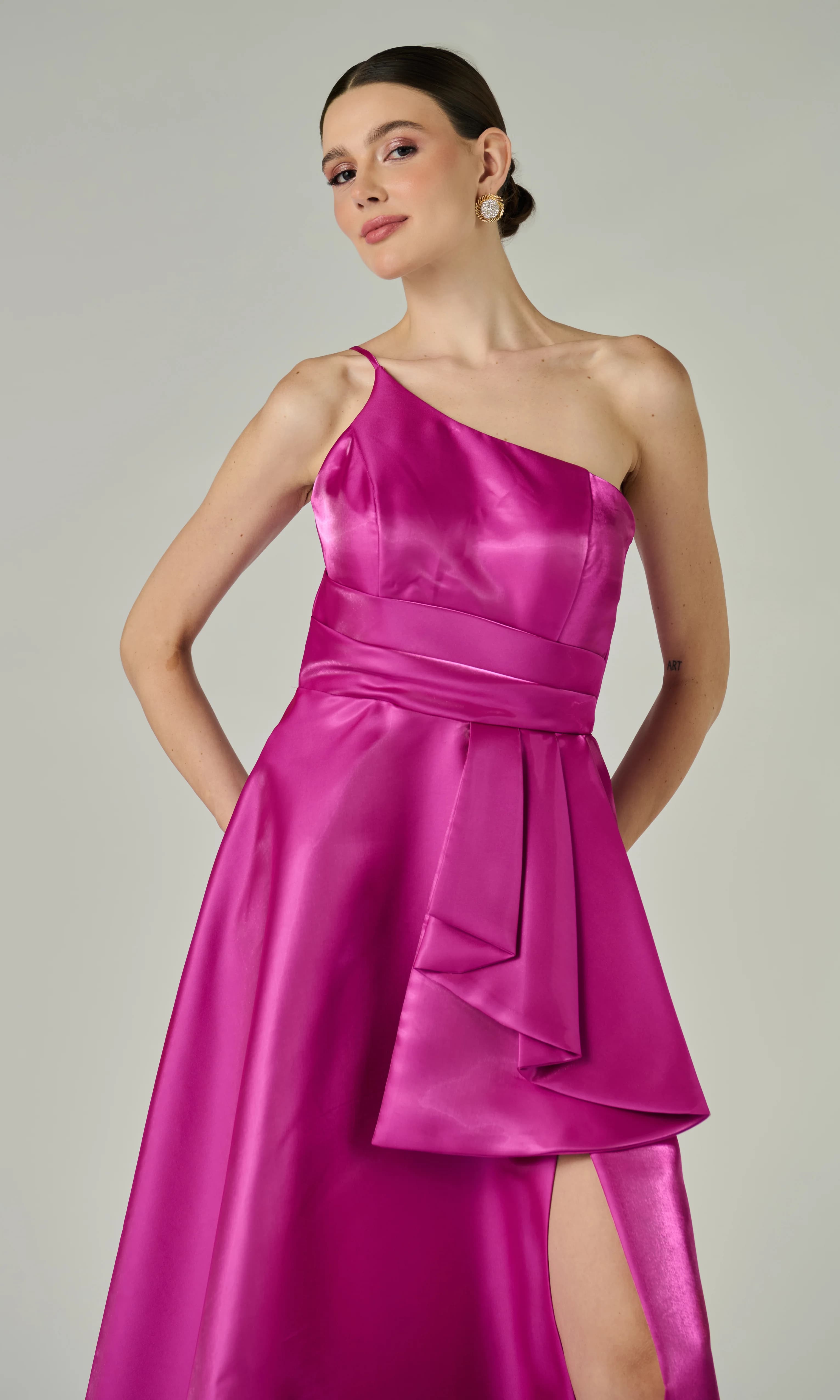 Vestido Naty Fúcsia