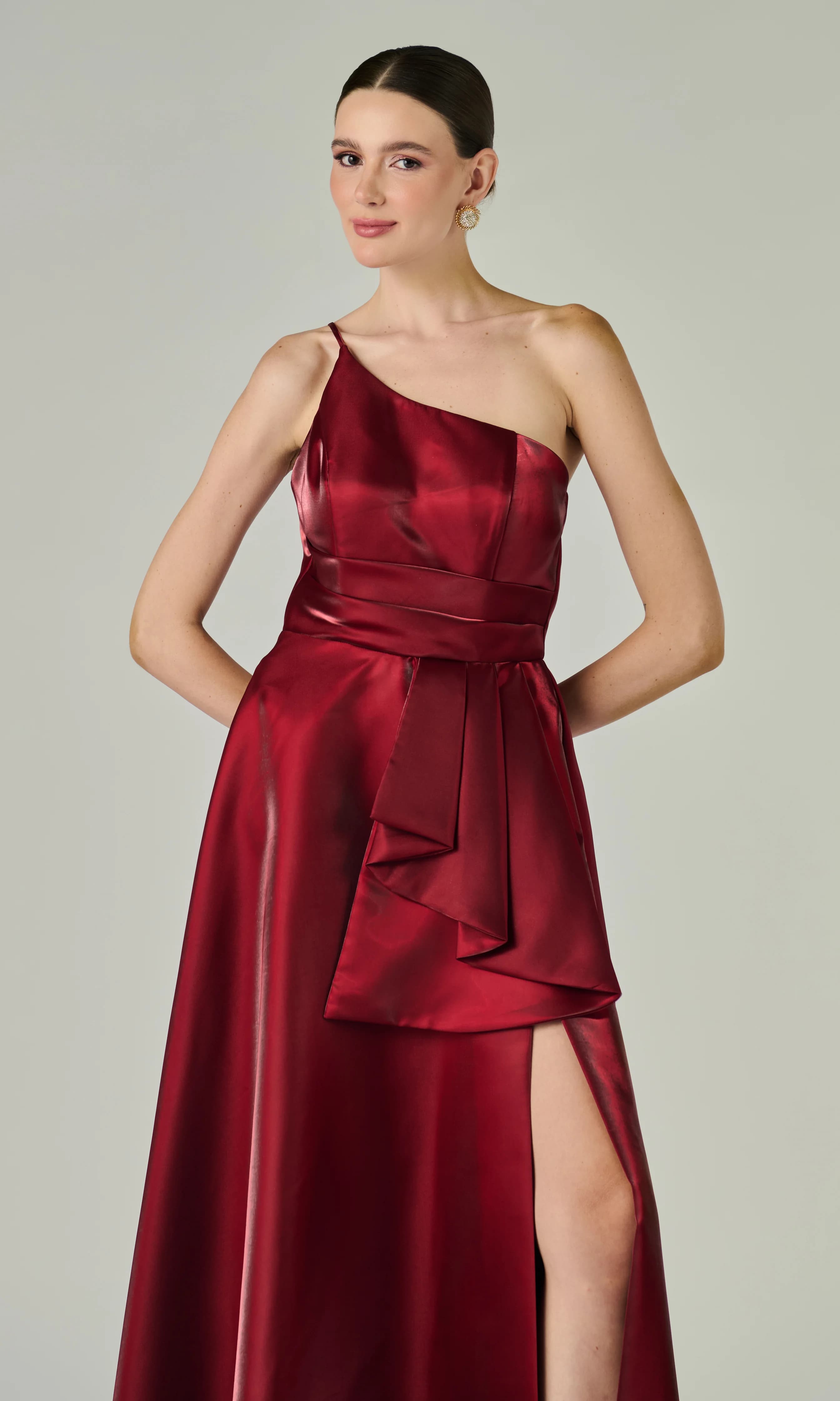 Vestido Naty Marsala