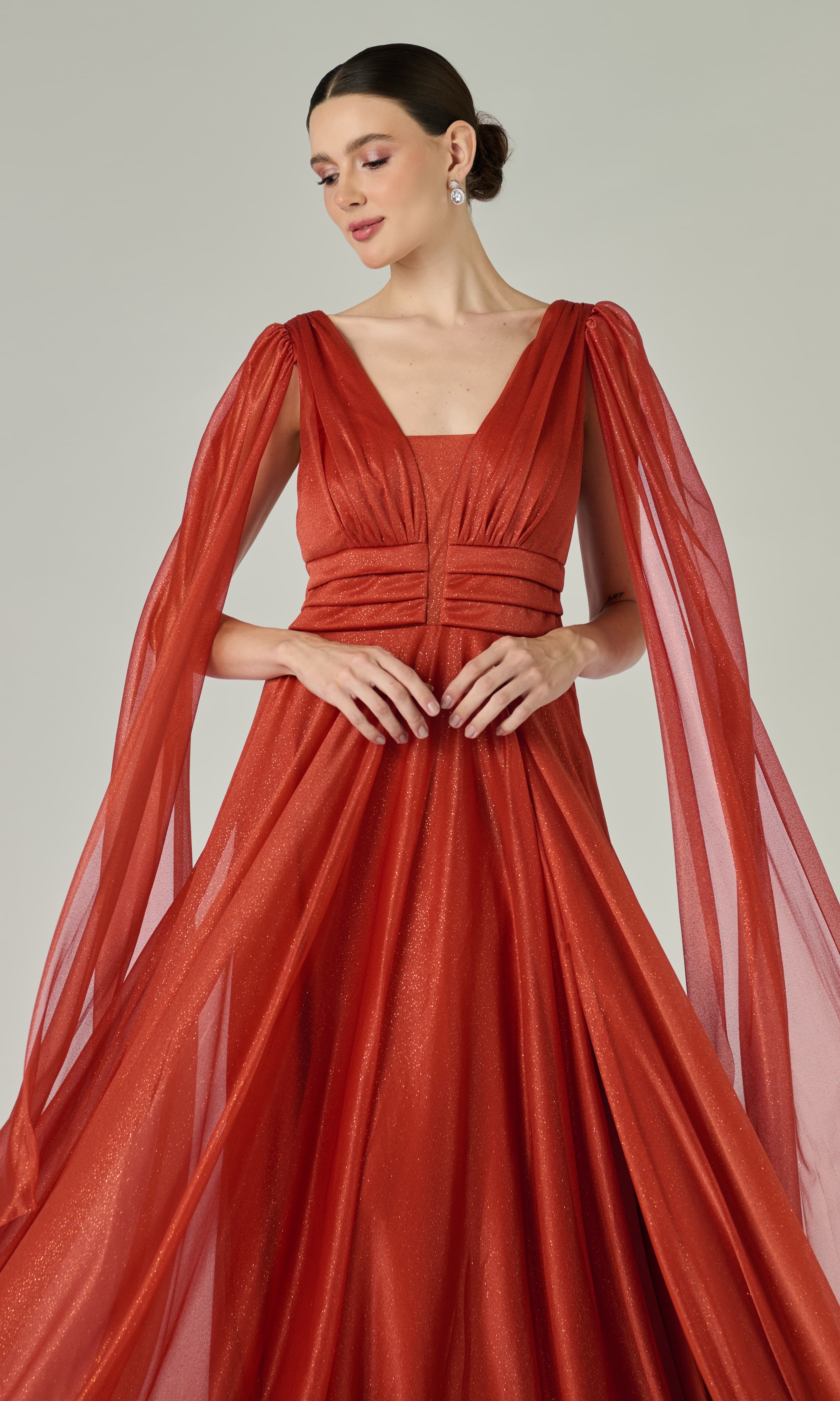 Vestido Raquel Terracota