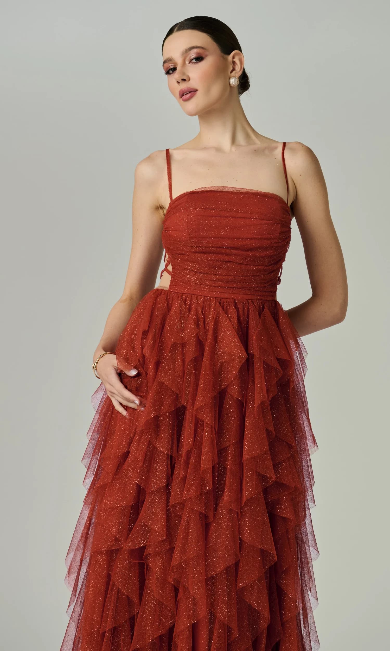 Vestido Ana Terracota
