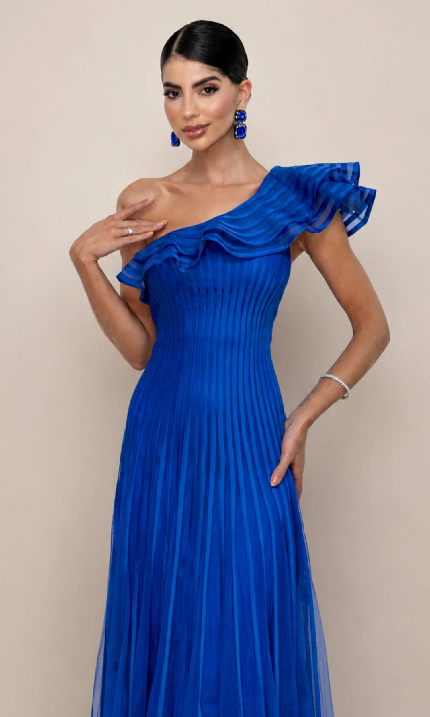 Vestido Lis Azul Royal