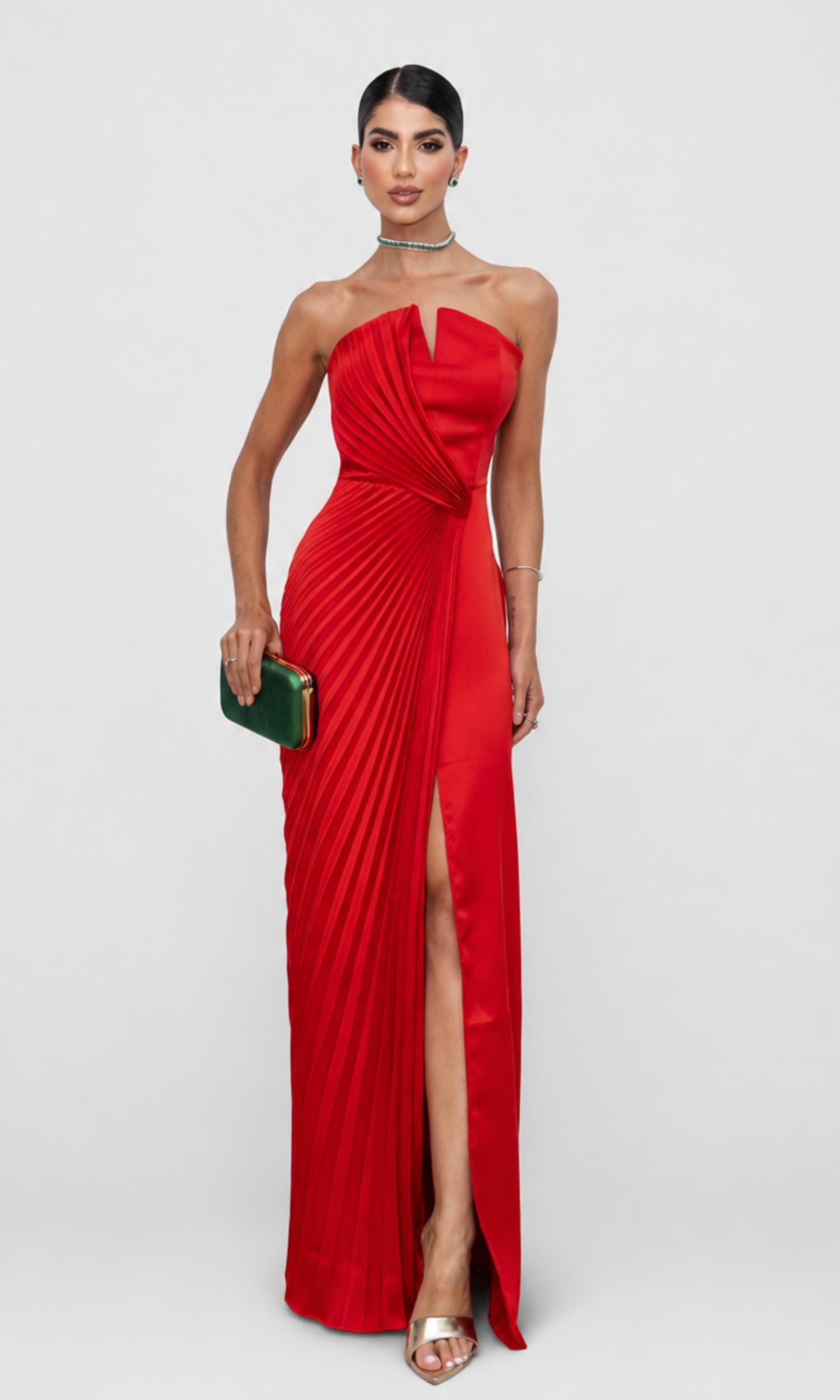 Vestido Serena Vermelho Vivo