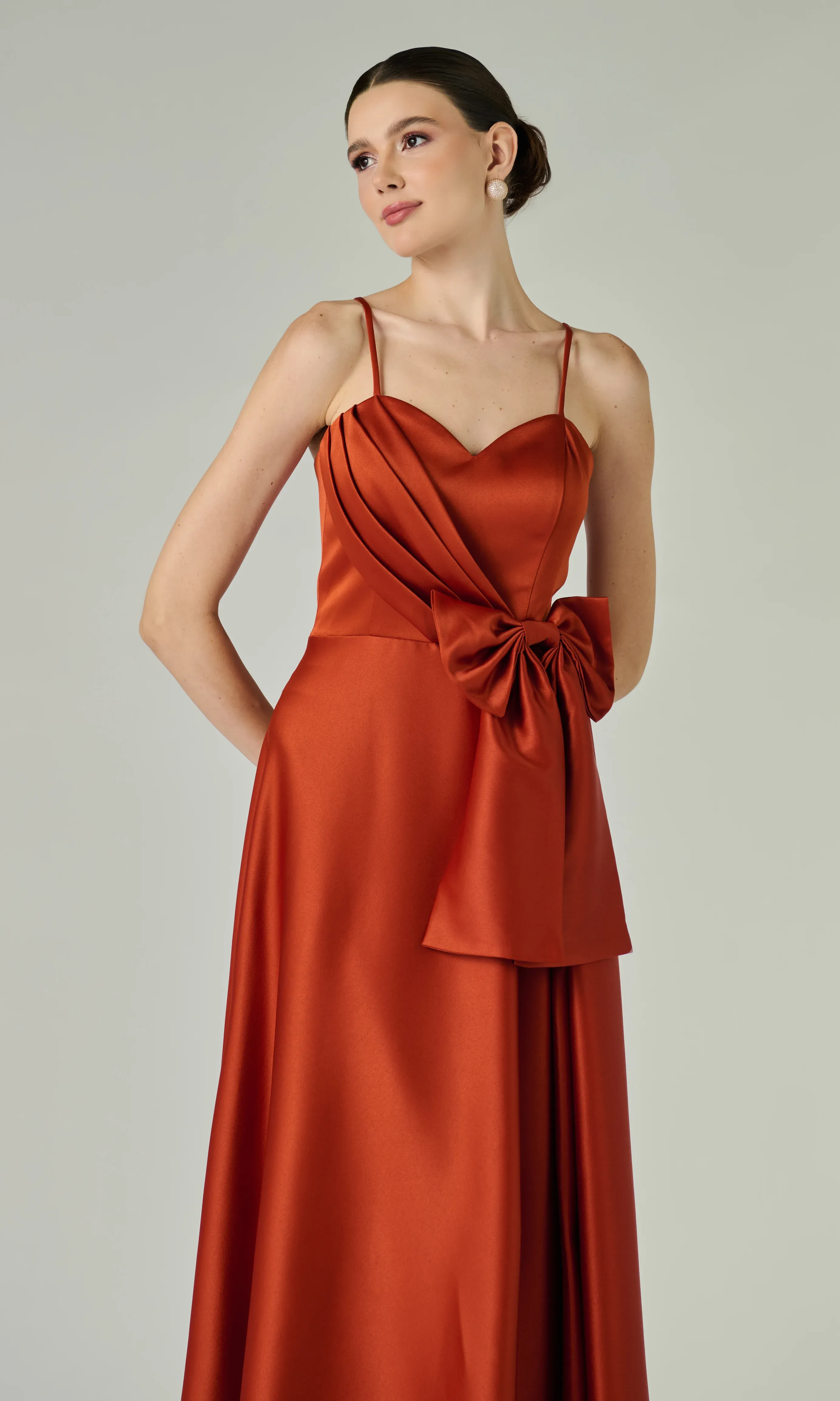 Vestido Amanda Terracota